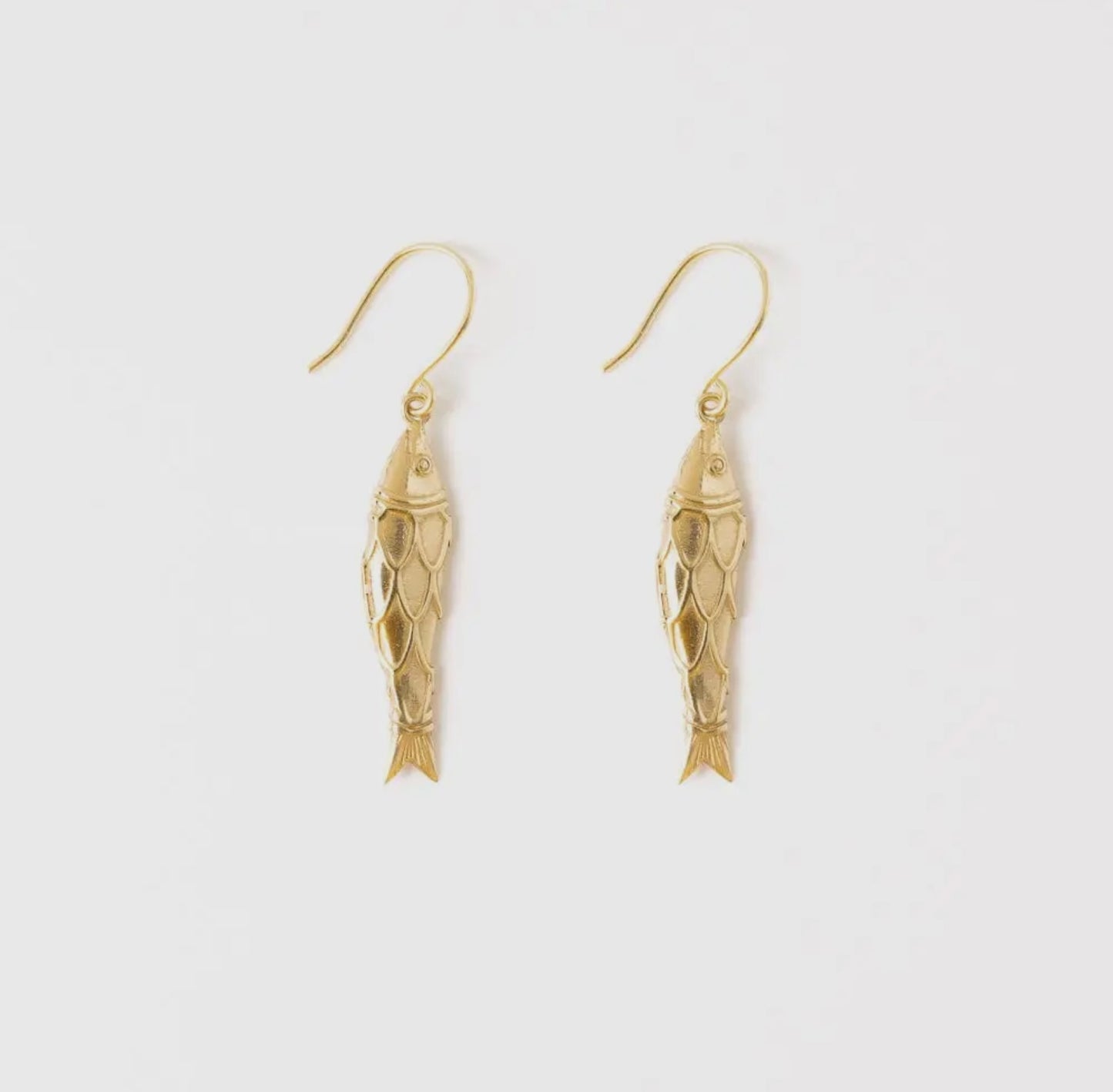 Gold Fish Earrings