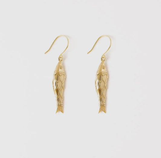 Gold Fish Earrings
