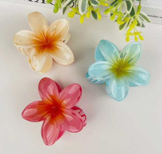 Flower Claw Clip