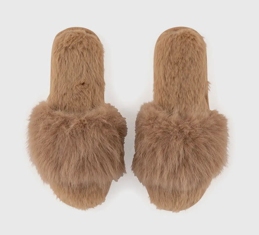 Faux Fur Slippers