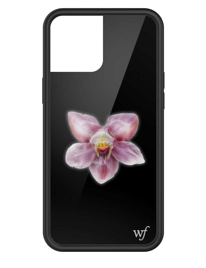 Orchid | Black iPhone Case