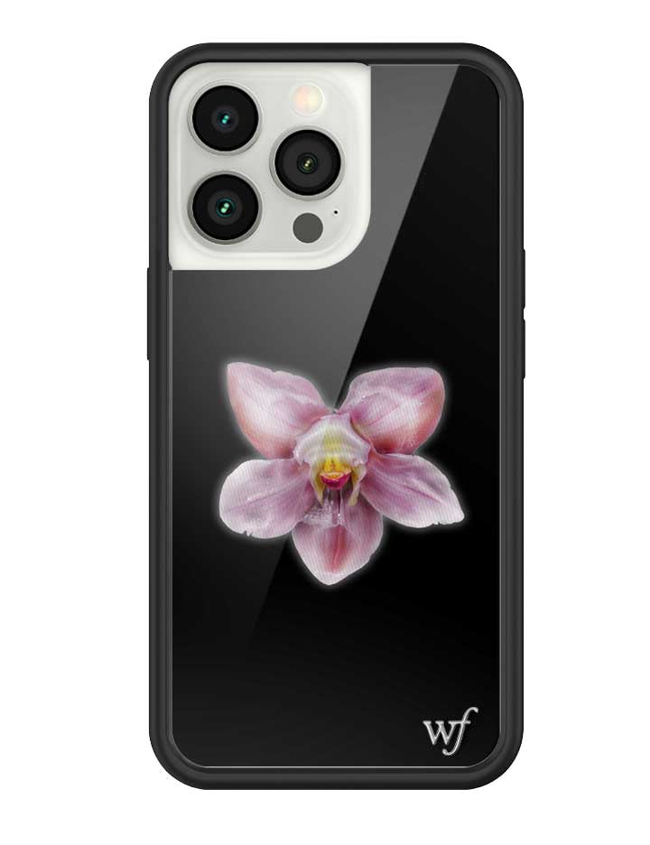 Orchid | Black iPhone Case