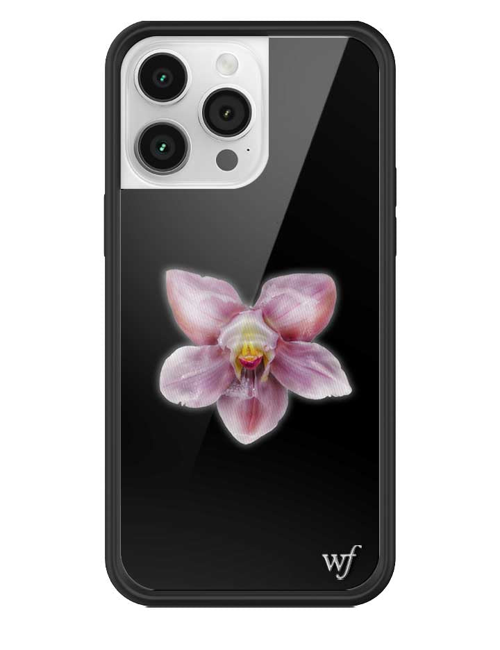 Orchid | Black iPhone Case