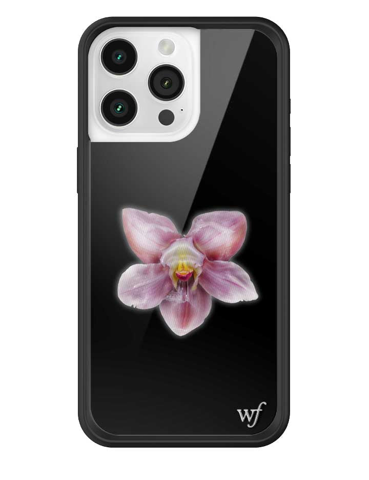 Orchid | Black iPhone Case