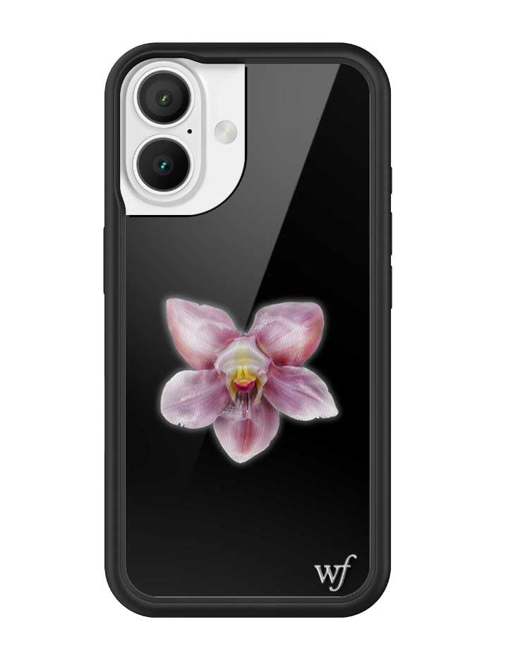 Orchid | Black iPhone Case