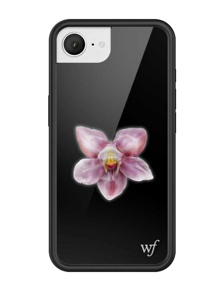 Orchid | Black iPhone Case