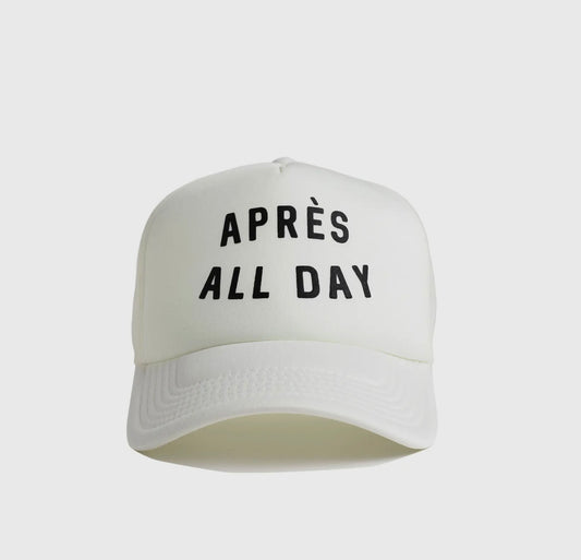 Après all day trucker hat