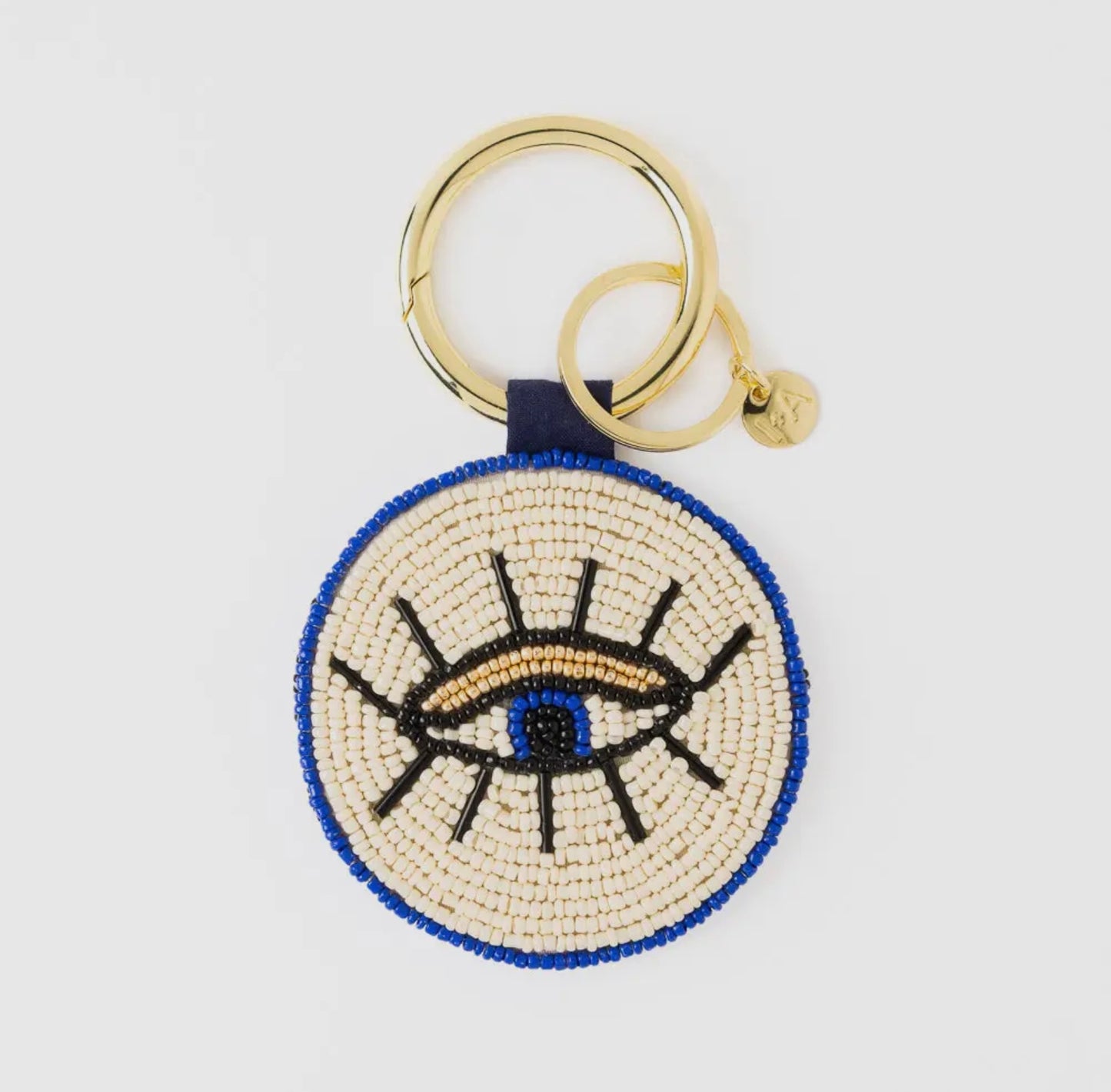 Evil eye bag charm x key chain