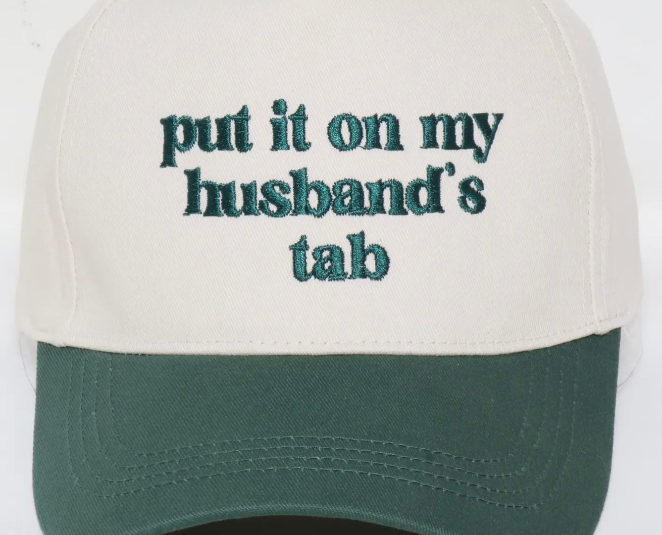 Put it in on my Husband’s Tab