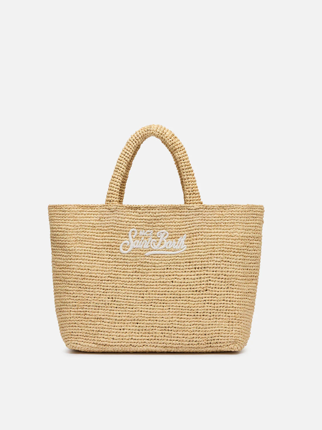 Raffia Beach Bag with Cotton Pouch