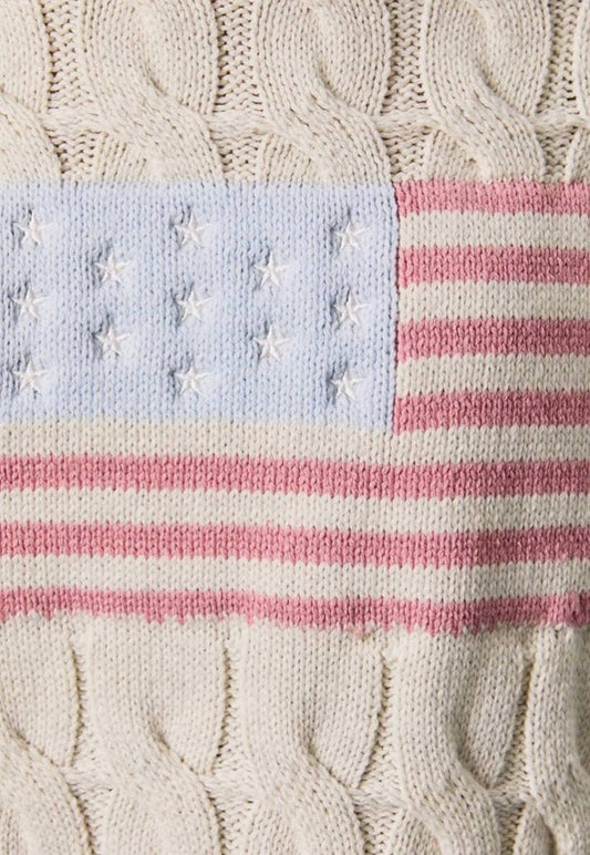 American Flag Sweater