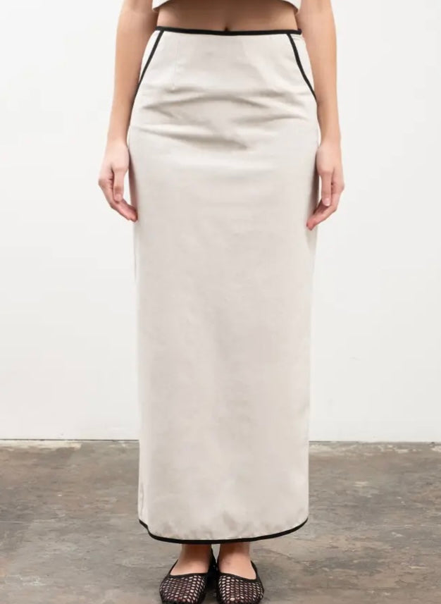 Linen Maxi Skirt